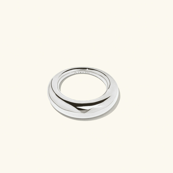Ellipse Ring Silver i gruppen Shop / Ringer hos ANI (ANI_VA_045)