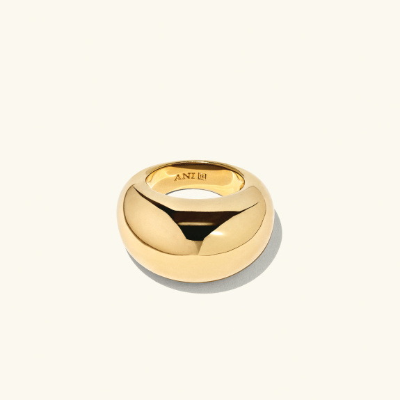 Ellipse Ring Large Gold i gruppen Shop / Ringer hos ANI (ANI_VA_046)
