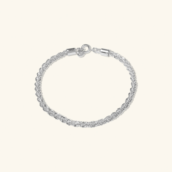 Sparkly Chain Bracelet Silver i gruppen Shop / Armbånd hos ANI (ANI_VA_053)