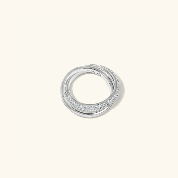 Dualité Ring Silver i gruppen Shop / Ringer hos ANI (ANI_VA_061)