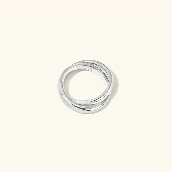 Plain Dualité Ring Silver i gruppen Shop / Ringer hos ANI (ANI_VA_063)