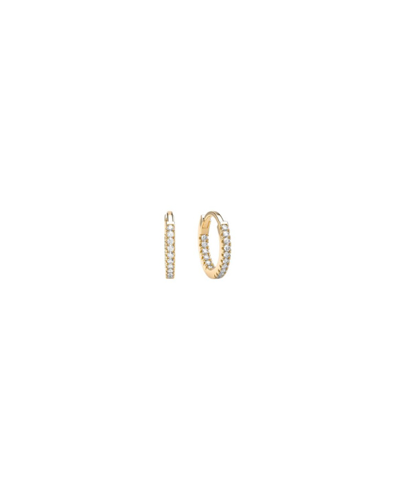 Stone Huggie Hoops Gold i gruppen Shop / Øredobber hos ANI (ANI_VA_070)