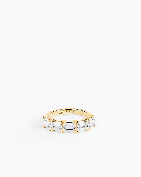Half Emerald Ring Gold i gruppen Shop / Ringer hos ANI (ANI_VA_102)